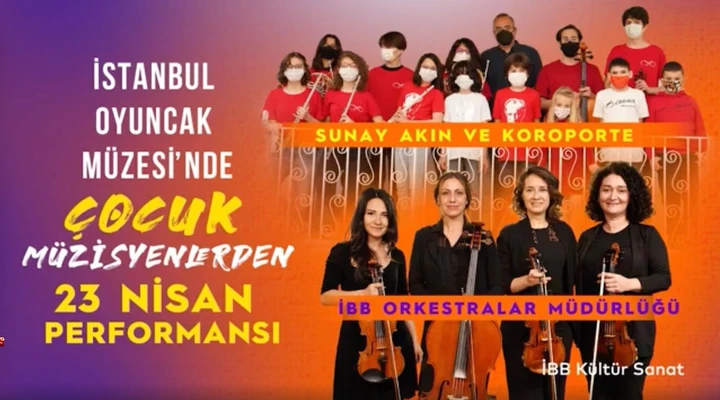 Koroporte Çocuk Müzisyenlerinden 23 Nisan Performansı